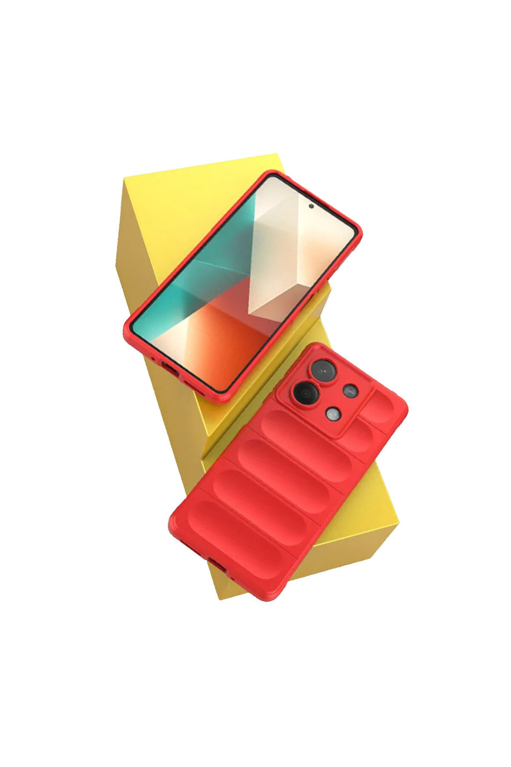 Xiaomi Poco X6 Uyumlu Kılıf Optimum Silikon - Kırmızı