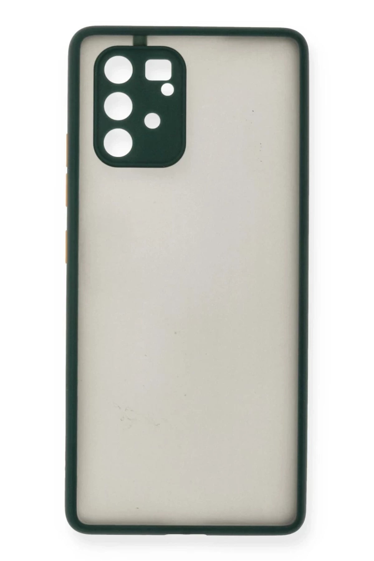 Samsung Galaxy A91 / S10 Lite Kılıf Montreal Silikon Kapak - Yeşil
