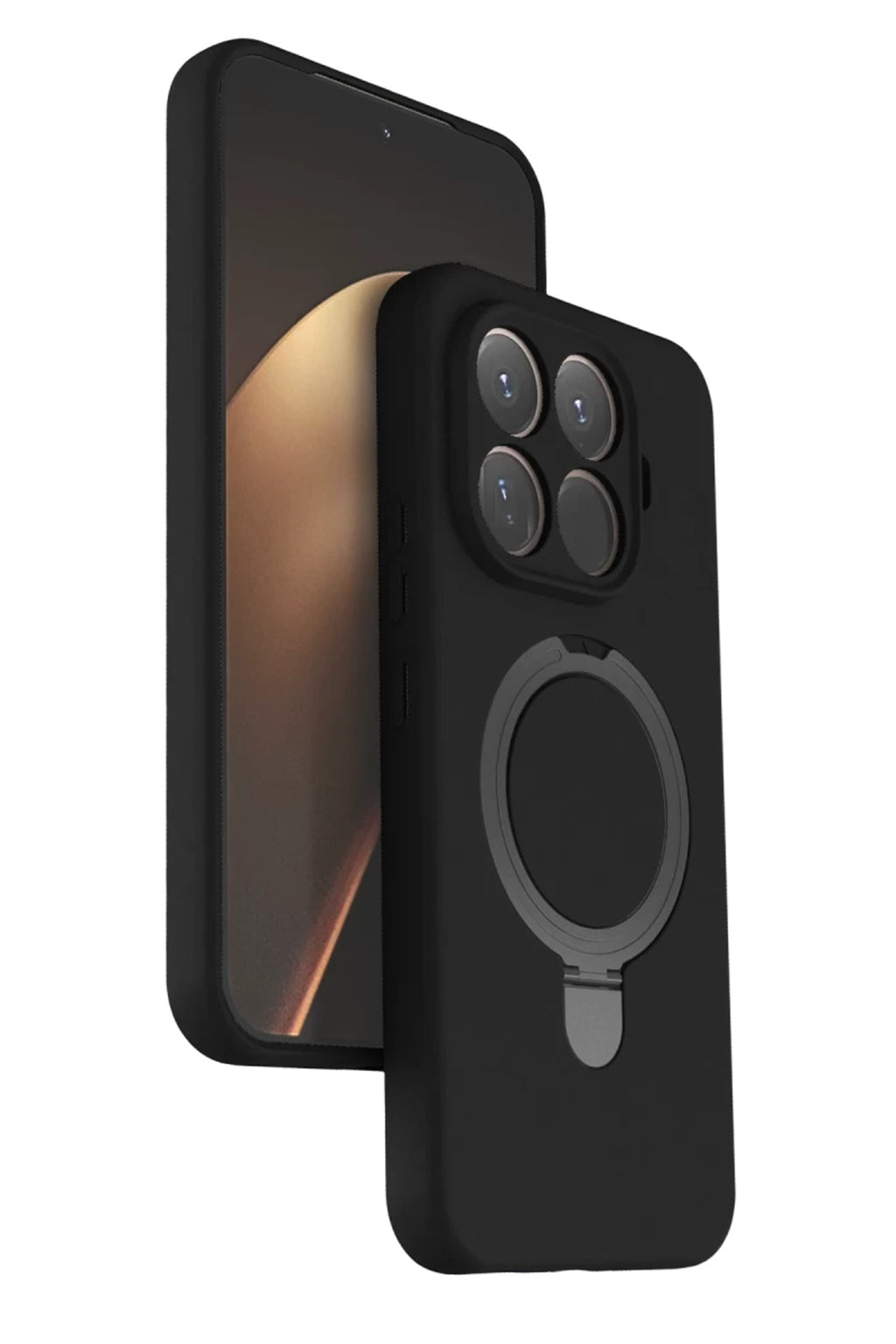 Xiaomi Mi 15T Pro Uyumlu Regal Magsafe Standlı Kapak - Siyah