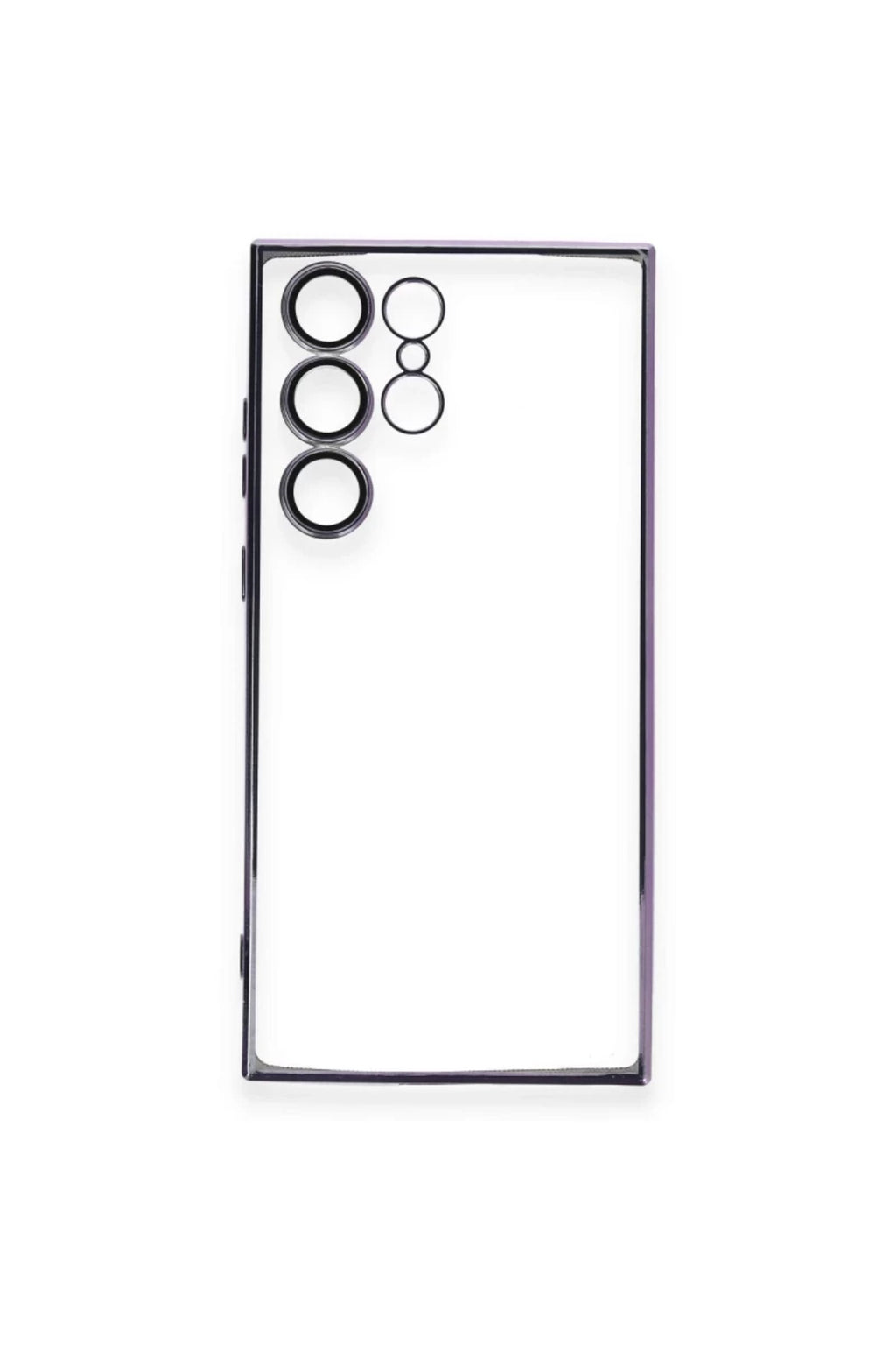 Samsung Galaxy S24 Ultra Uyumlu Kılıf Lensli Silikon - Siyah