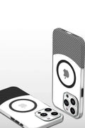 Joko Apple iPhone 16 Pro Uyumlu Carbon Puzzle Magsafe Kapak - Desert