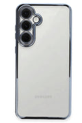 Samsung Galaxy S24 FE Uyumlu Kılıf Lensli Silikon - Lacivert