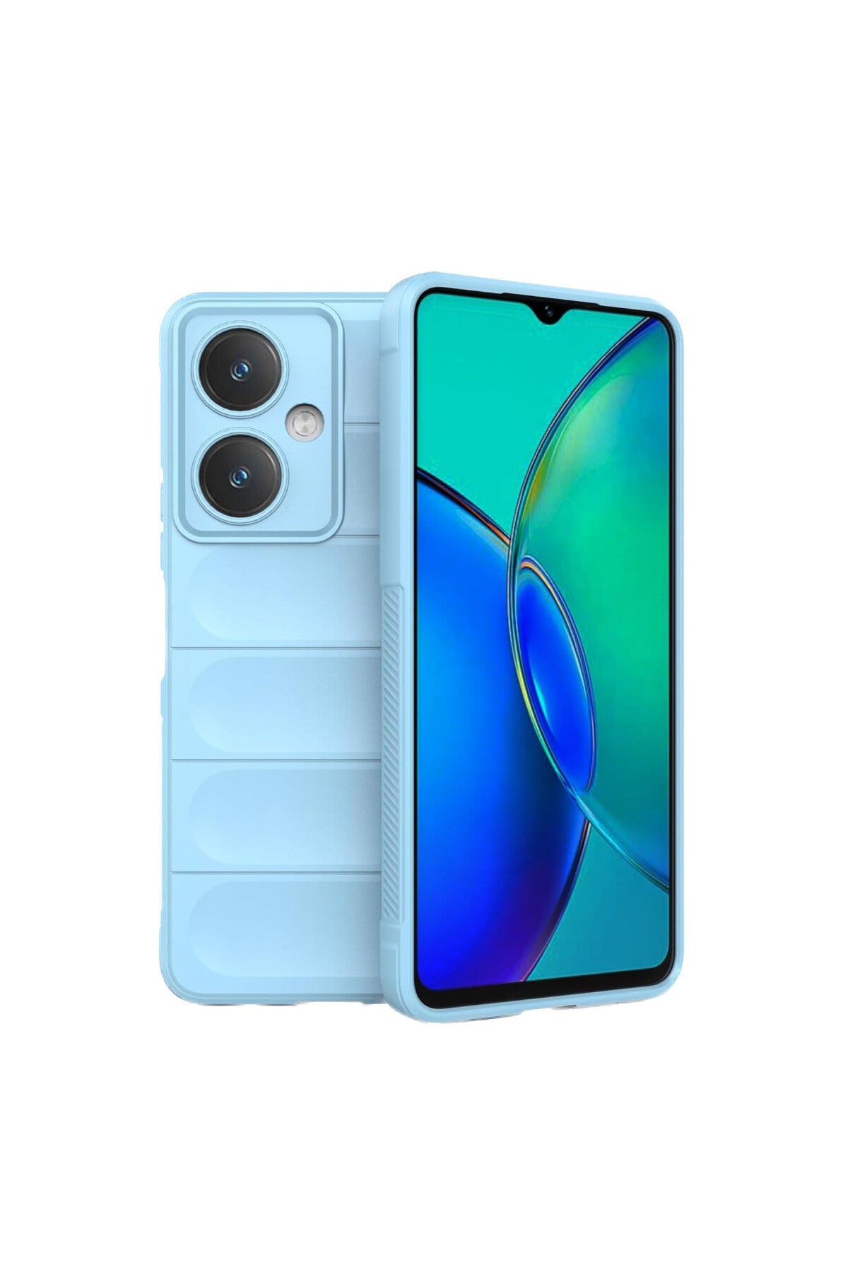 Vivo Y27 Uyumlu Kılıf Optimum Silikon - Sky Blue