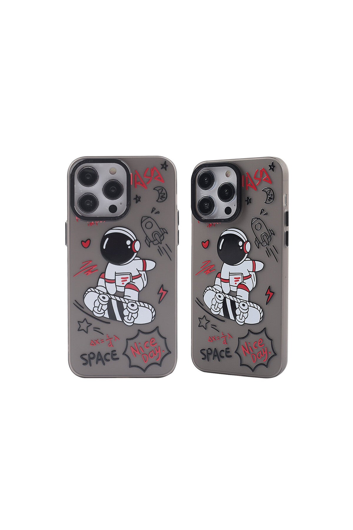 Apple iPhone 14 Pro Max Uyumlu Kılıf Prada Desenli Kapak - Prada Siyah - 1