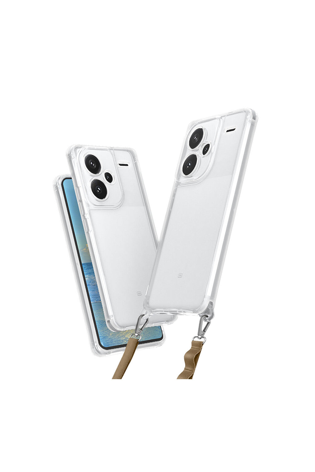 Xiaomi Redmi Note 13 Pro Plus Uyumlu Kılıf Penta Silikon Kılıf - Şeffaf