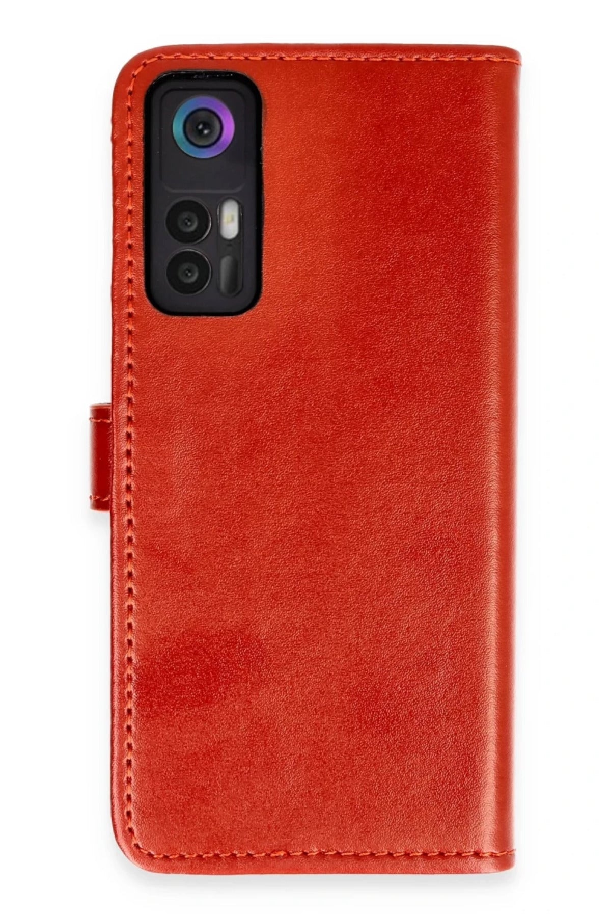 TCL 30 Uyumlu Kılıf Trend S Plus Kapaklı Kılıf - Kırmızı