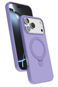 Apple iPhone 17 Pro Max Uyumlu Regal Magsafe Standlı Kapak - Lila
