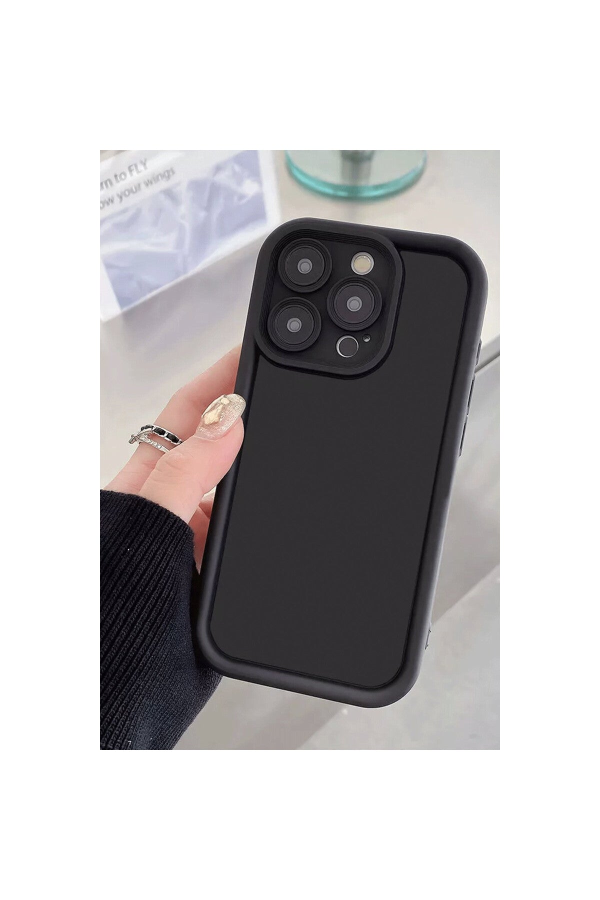 Apple iPhone 16 Pro Uyumlu Kılıf Viera Silikon - Mavi
