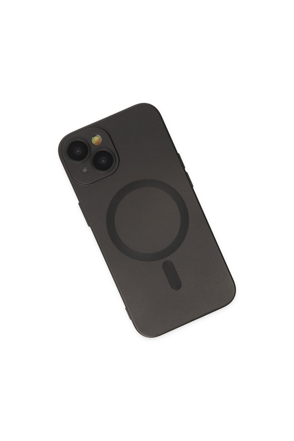 Apple iPhone 14 Plus Uyumlu Kılıf Moshi Lens Magneticsafe Silikon - Siyah