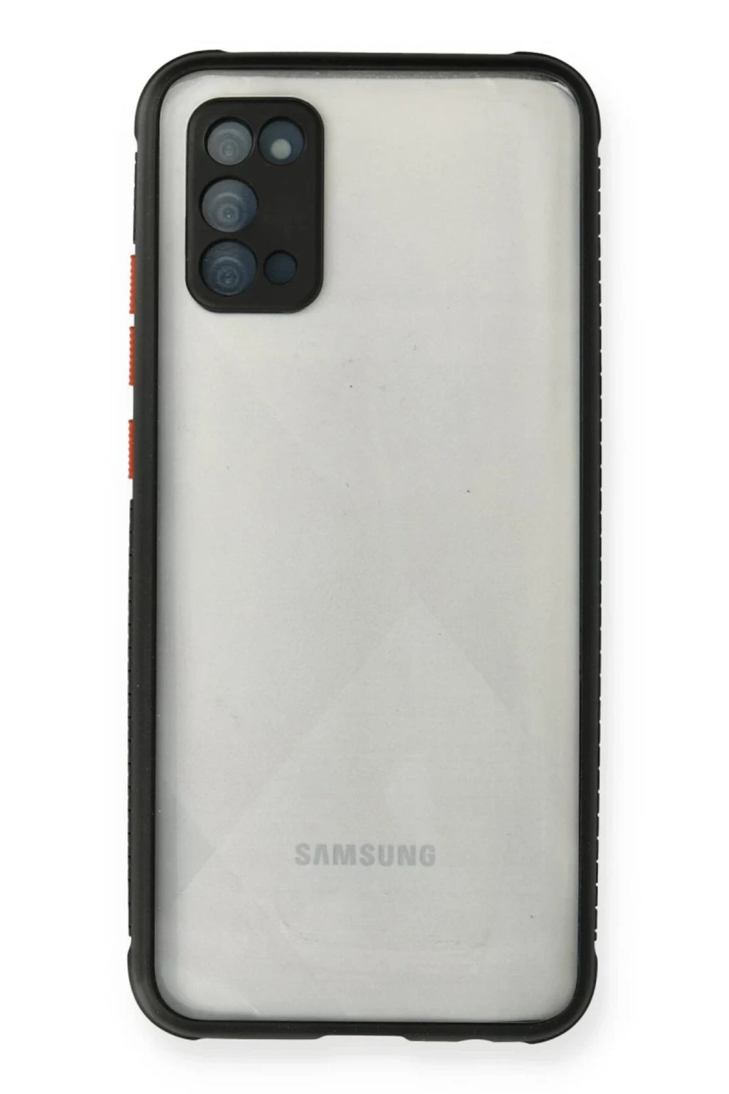Samsung Galaxy A02S Uyumlu Kılıf Miami Şeffaf Silikon - Siyah