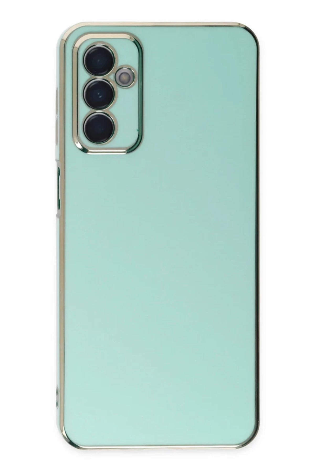 Samsung Galaxy A04S Uyumlu Kılıf Volet Silikon - Açık Yeşil