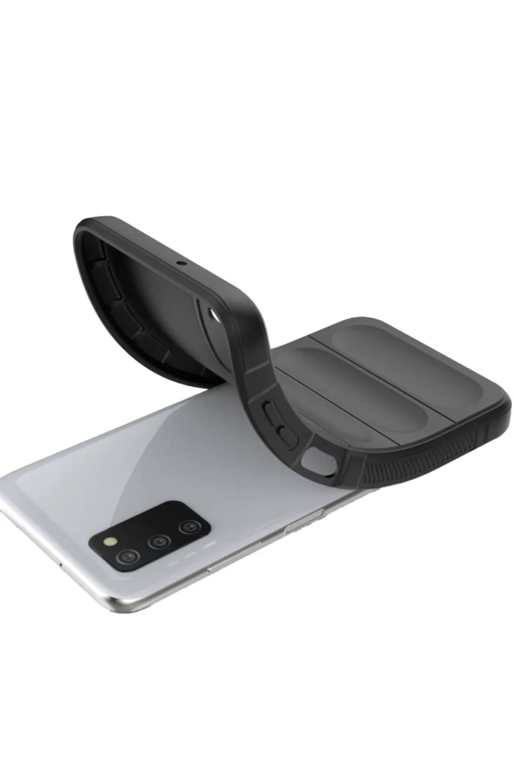 Samsung Galaxy A03S Uyumlu Kılıf Optimum Silikon - Siyah