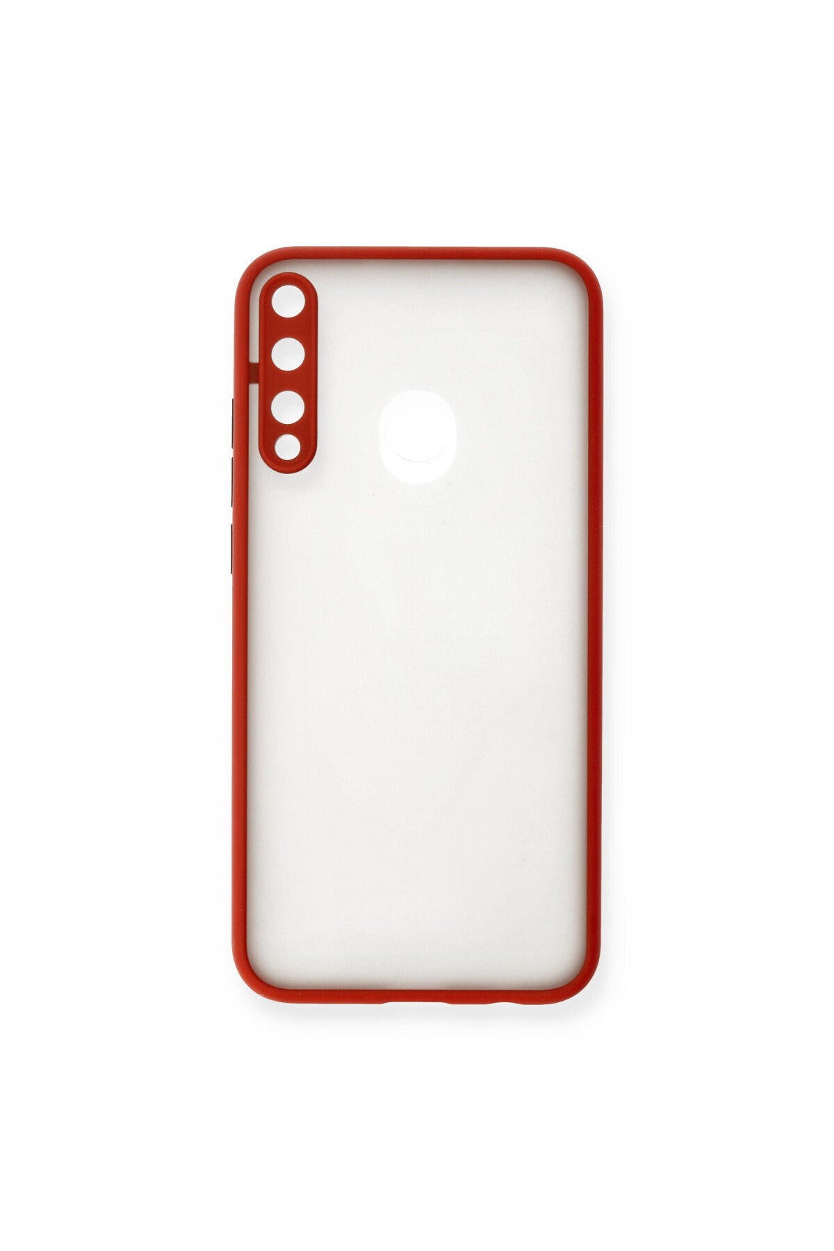 Huawei P40 Lite Uyumlu E Kılıf Montreal Silikon Kapak - Kırmızı