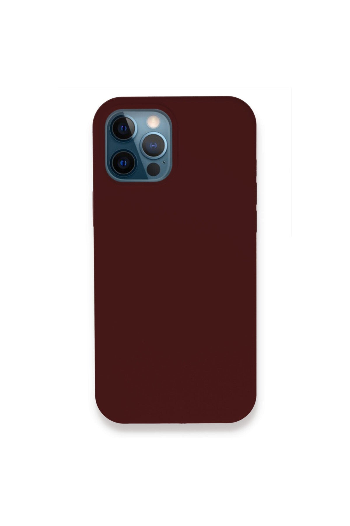 Apple iPhone 12 Pro Uyumlu Kılıf Lansman Legant Silikon - Bordo