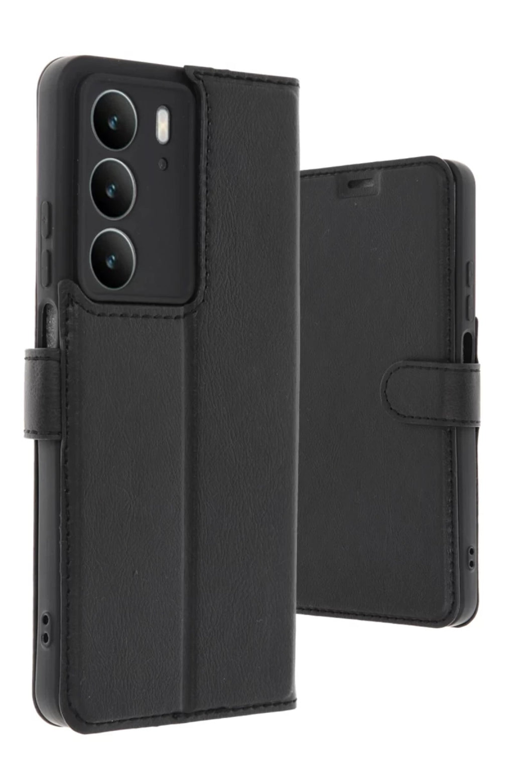 Realme C75 4G Uyumlu Trend S Plus Kapaklı Kılıf - Siyah