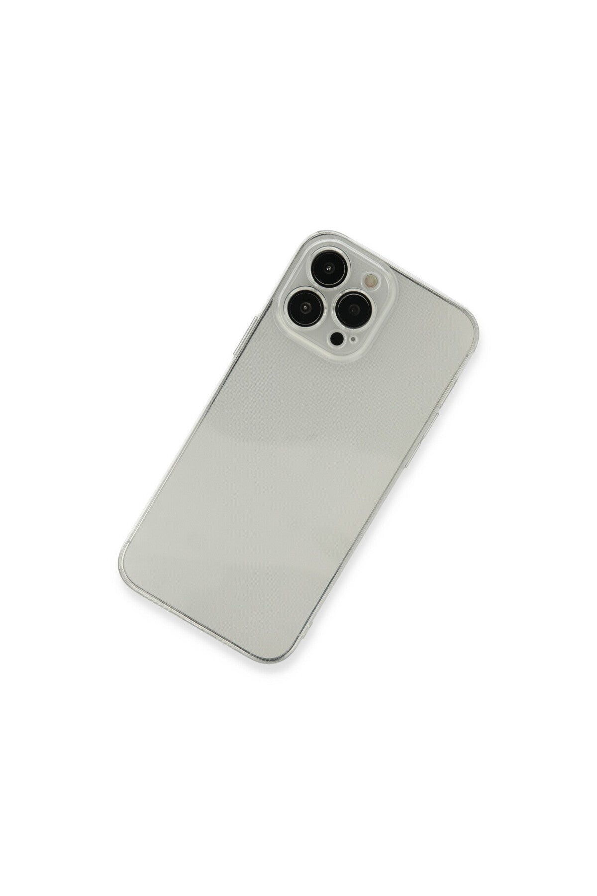 Apple iPhone 13 Pro Max Uyumlu Kılıf Fly Lens Silikon - Şeffaf