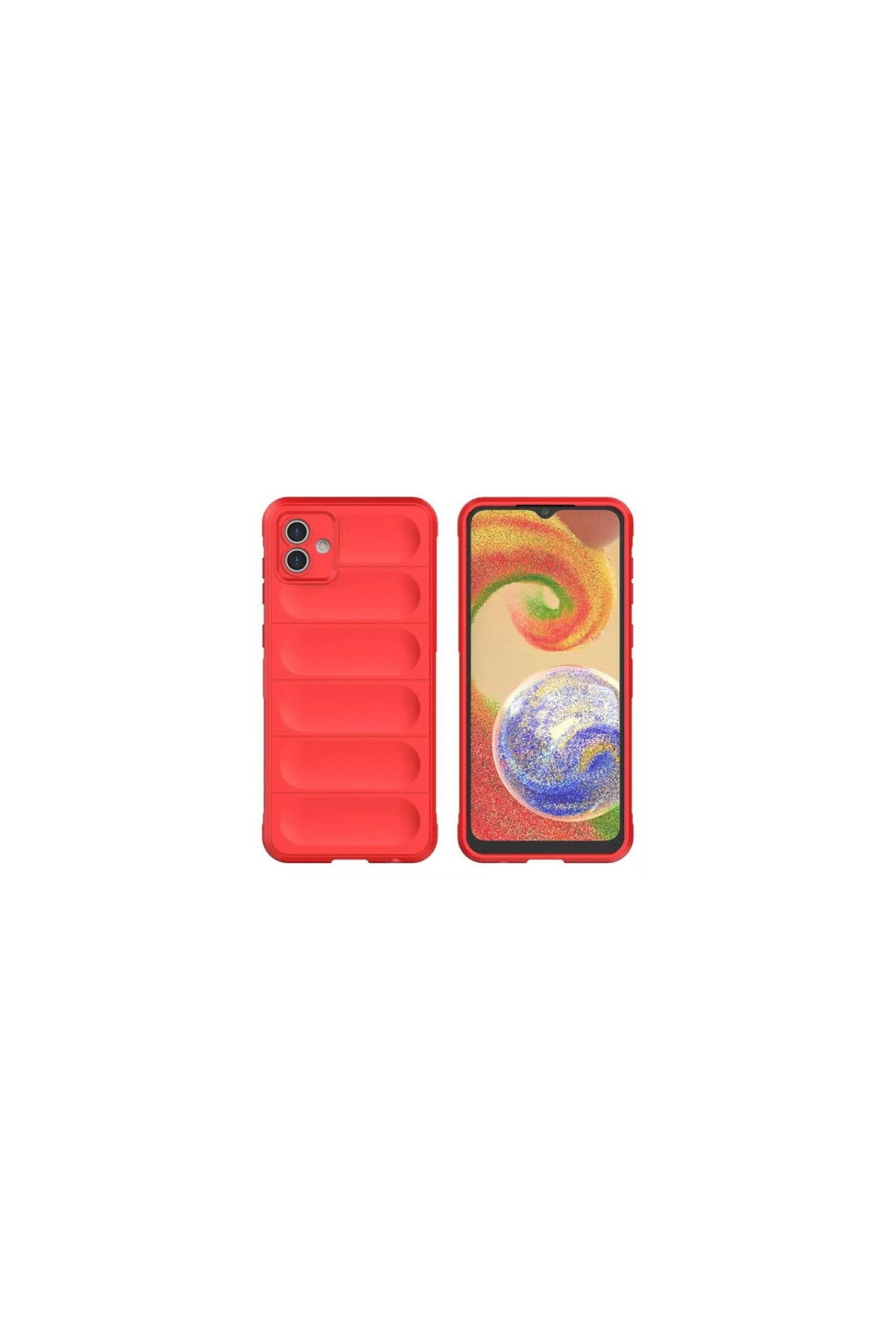Samsung Galaxy A06 Uyumlu Kılıf Optimum Silikon - Kırmızı