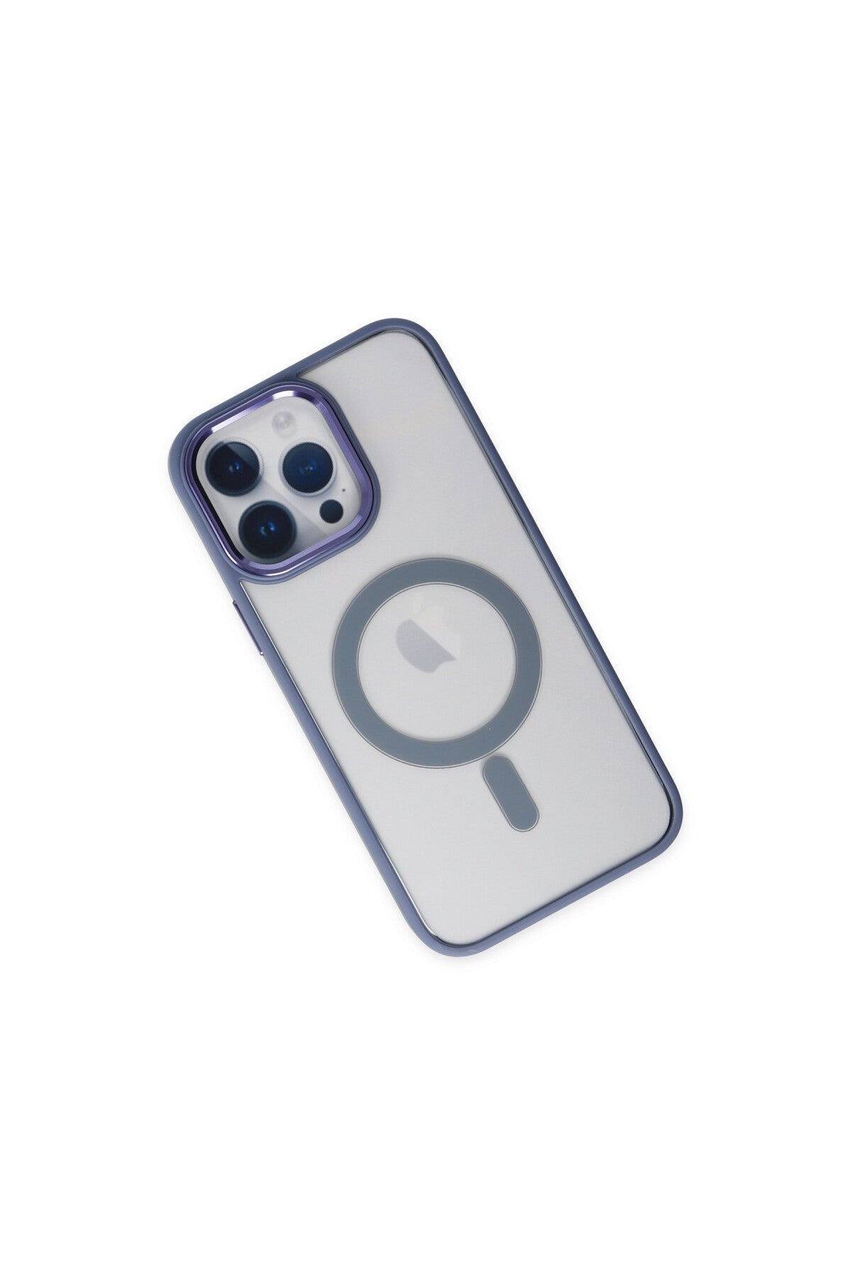 Apple iPhone 14 Pro Uyumlu Kılıf Room Magneticsafe Silikon - Sierra Blue