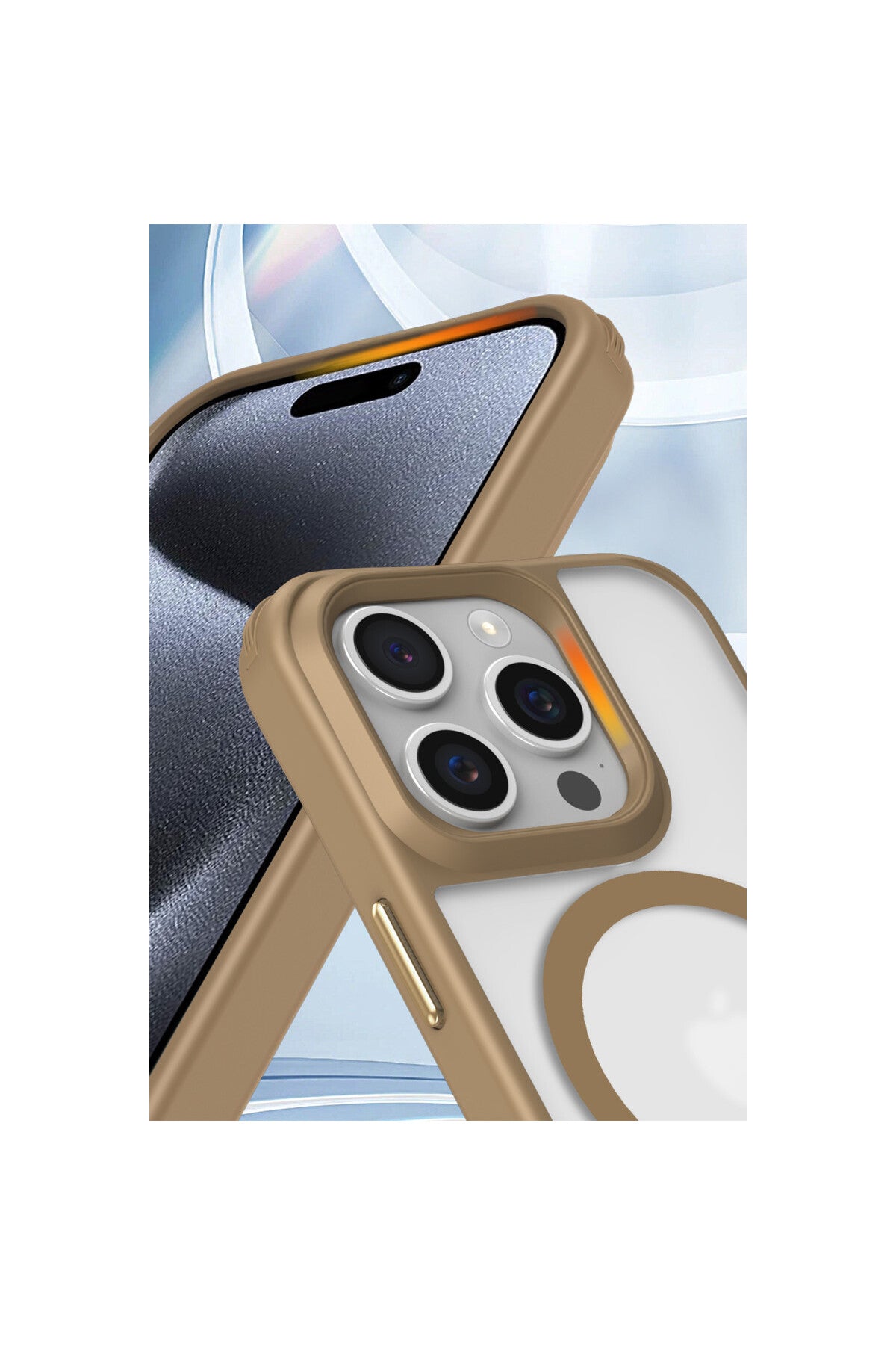 Apple iPhone 14 Pro Max Uyumlu Kılıf Enka Magsafe Silikon Kılıf - Şeffaf