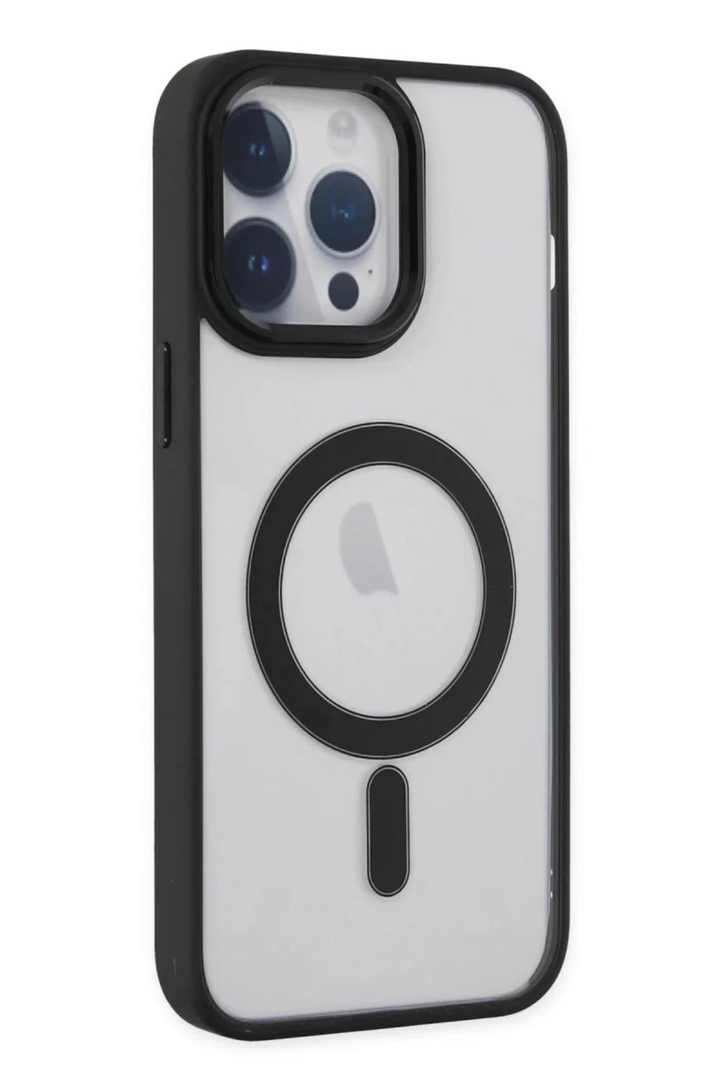 Apple iPhone 14 Pro Uyumlu Kılıf Room Magneticsafe Silikon - Siyah
