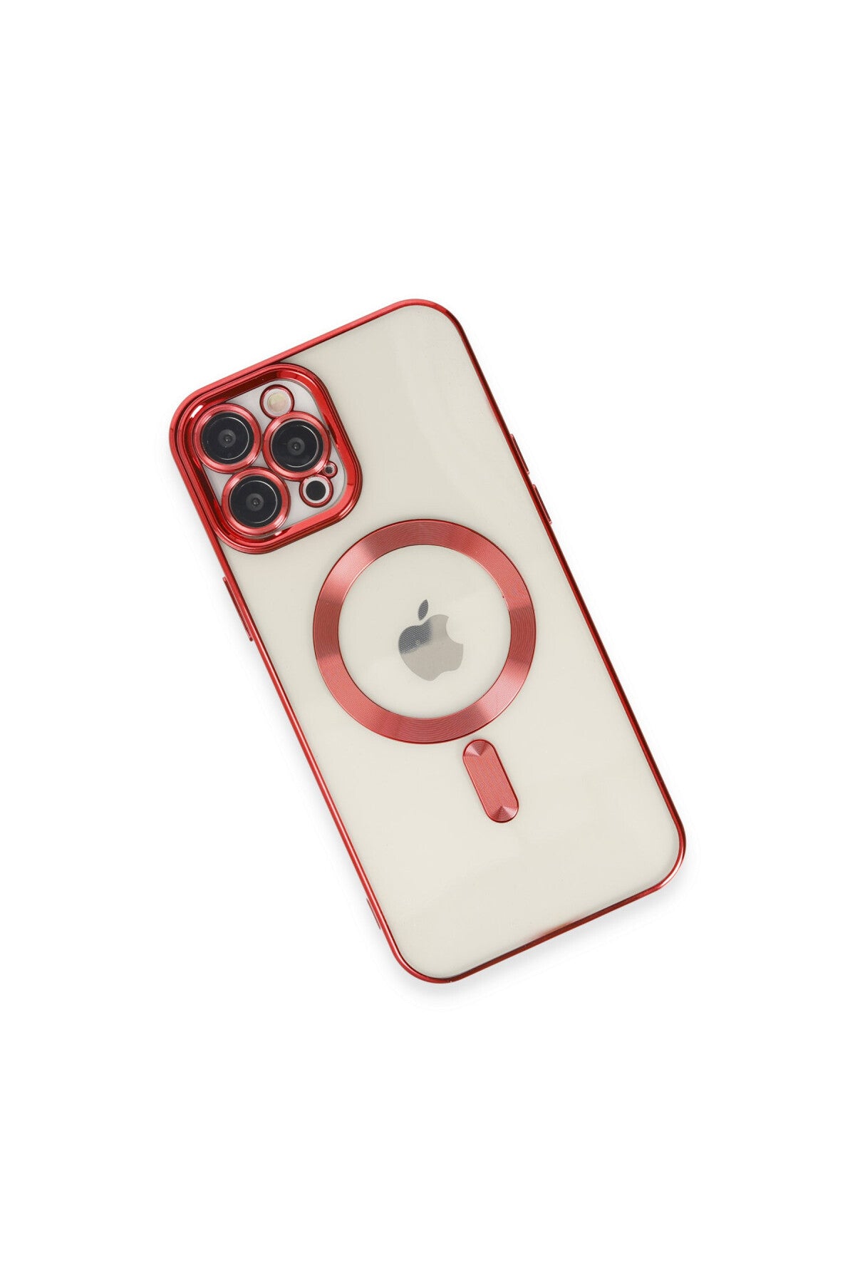 Apple iPhone 12 Pro Max Uyumlu Kılıf Kross Magneticsafe Kapak - Kırmızı