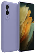 Samsung Galaxy S25 Uyumlu Edge First Silikon - Lila