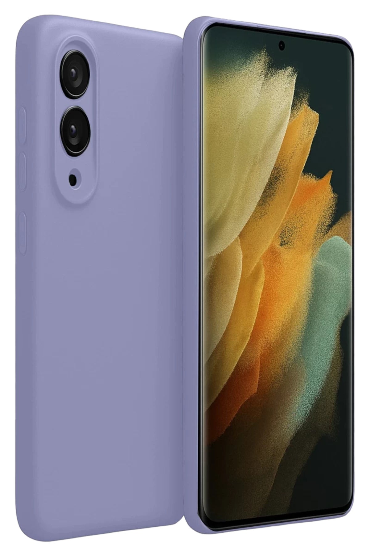 Samsung Galaxy S25 Uyumlu Edge First Silikon - Lila