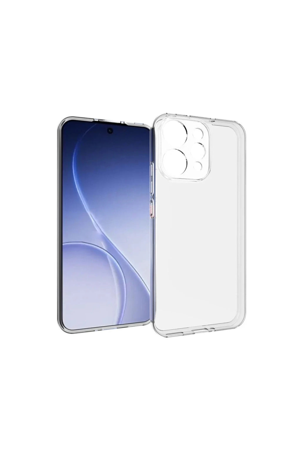 Oppo Reno 15 Uyumlu Lüx Şeffaf Silikon - Şeffaf